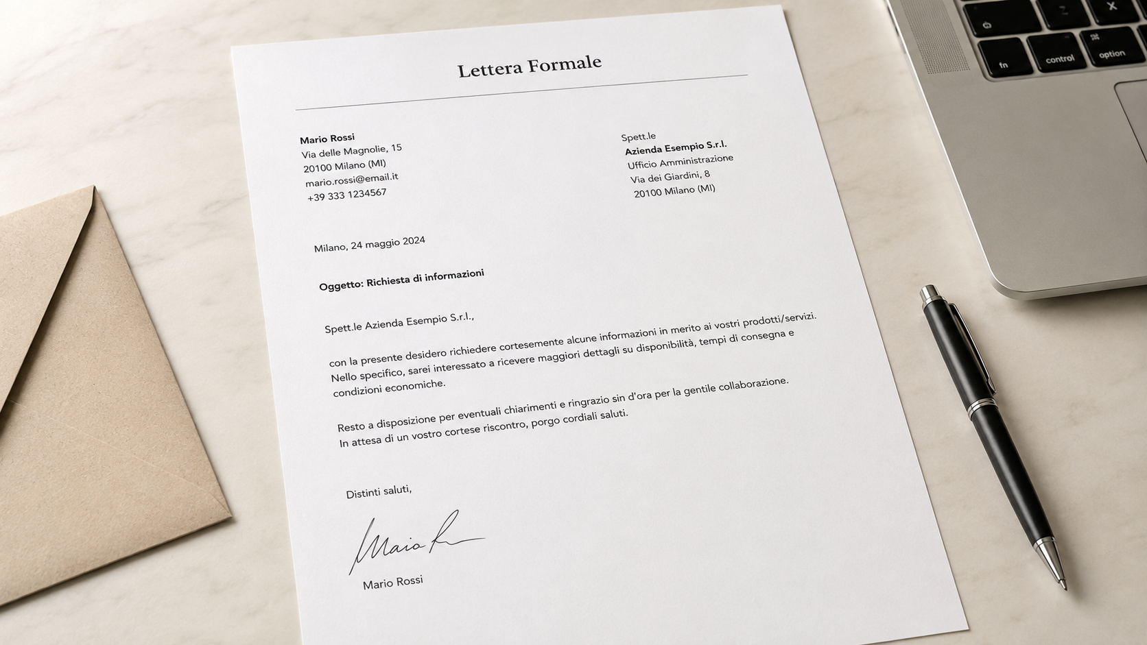 Lettera Formale
