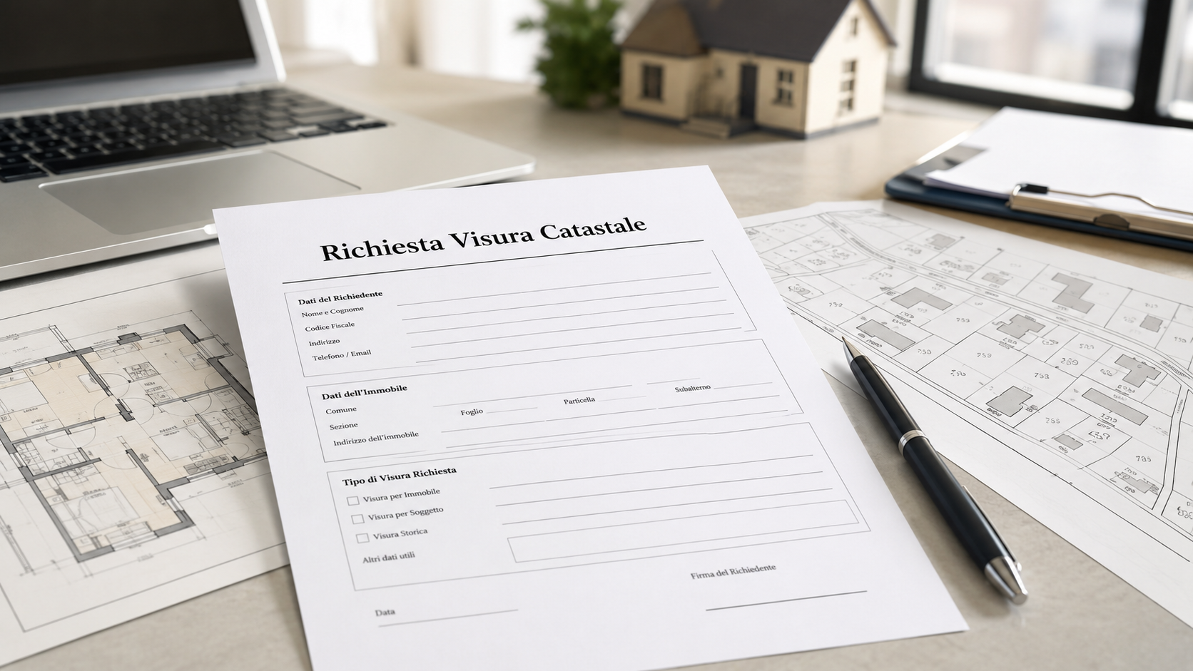 Modello Richiesta Visura Catastale
